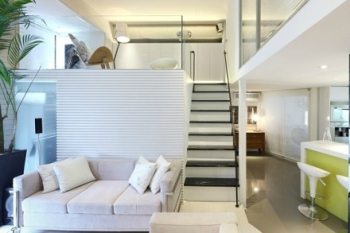 Department of elegant white interior design