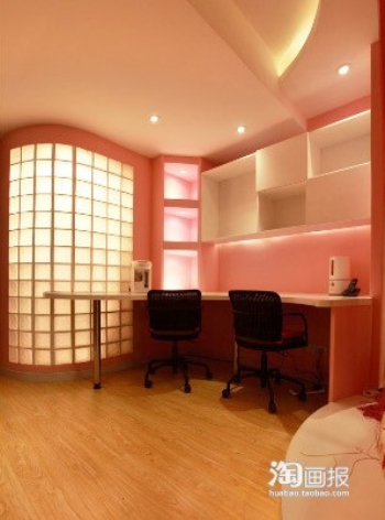Pink fantasy castle