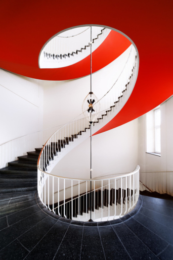Two styles of fashion and palace staircase design