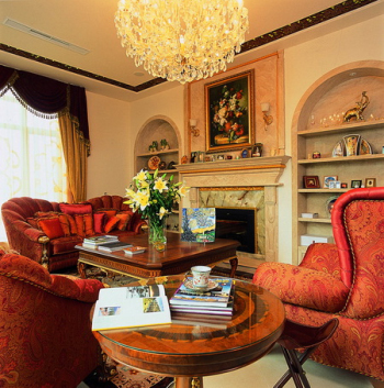 European-style villa home improvement