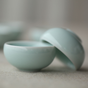 Hutian handmade glazed ceramic tea powder
