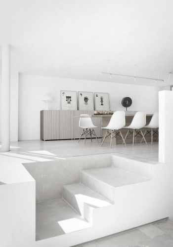 Modern and stylish white home