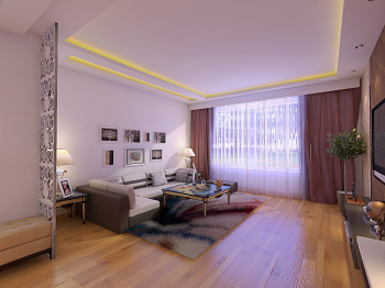 Purple living room design