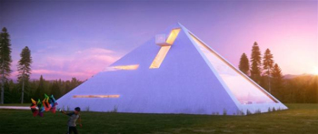 Pyramid shape housing design