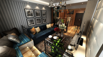 89 square meters of modern small duplex design