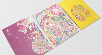 Exquisite hollowed out book cover design