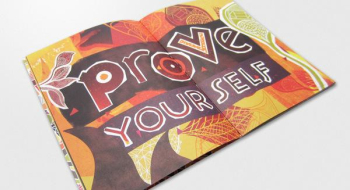 Exquisite hollowed out book cover design