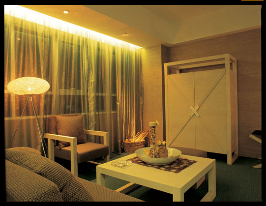View of hotel refurbishment,