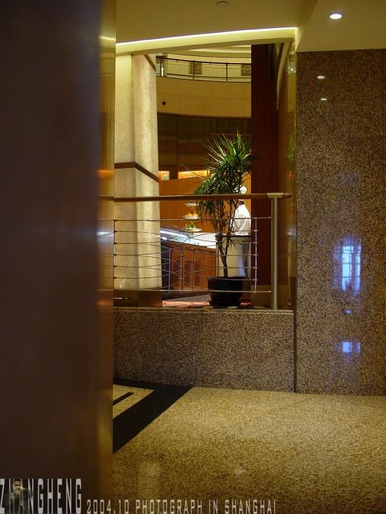 View of hotel refurbishment,