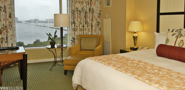 View of hotel refurbishment,