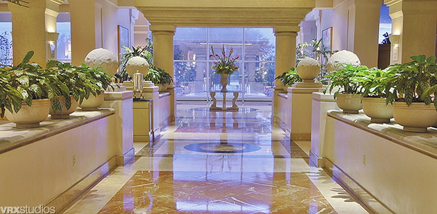 View of hotel refurbishment,