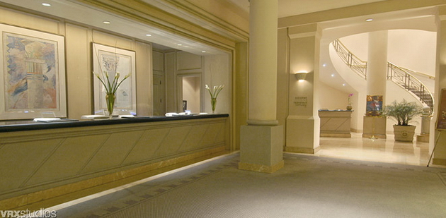 View of hotel refurbishment,