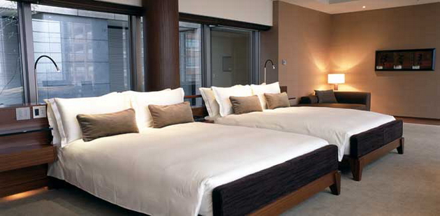 View of hotel refurbishment,