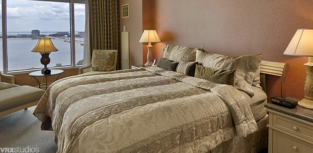 View of hotel refurbishment,