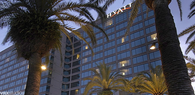View of hotel refurbishment,