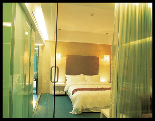 View of hotel refurbishment,