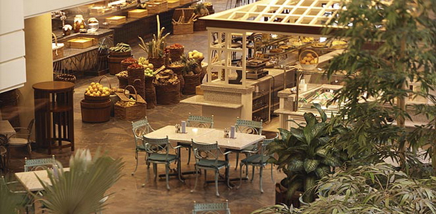 View of hotel refurbishment,