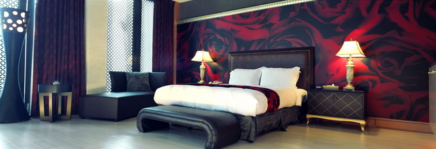 View of hotel refurbishment,