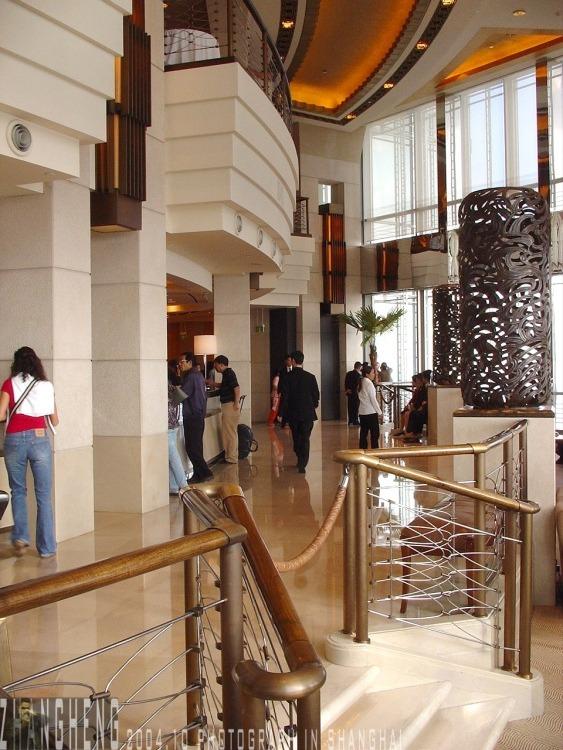View of hotel refurbishment,