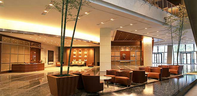 View of hotel refurbishment,