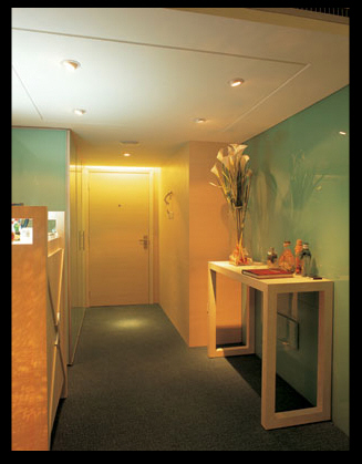 View of hotel refurbishment,