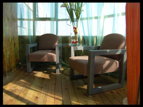 View of hotel refurbishment,