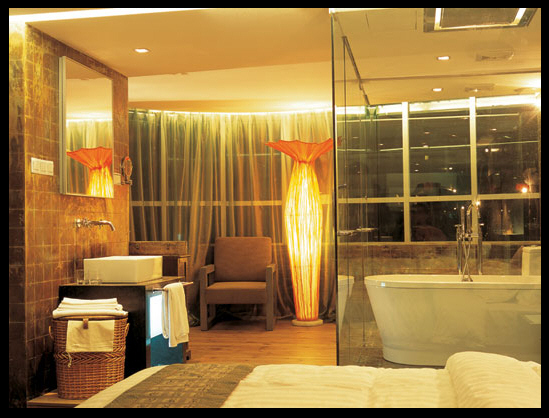 View of hotel refurbishment,