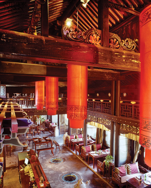 View of hotel refurbishment,