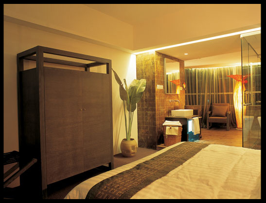 View of hotel refurbishment,