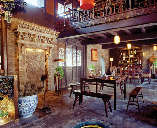 View of hotel refurbishment,