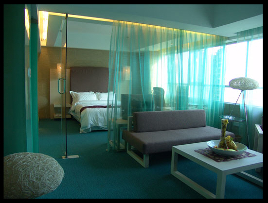 View of hotel refurbishment,