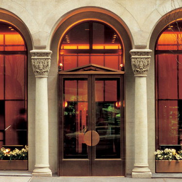 View of hotel refurbishment,
