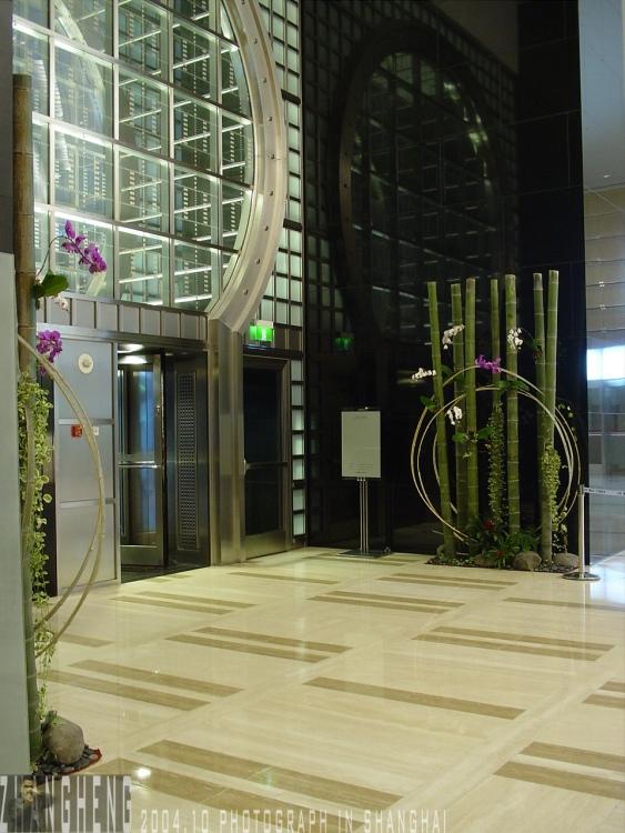 View of hotel refurbishment,