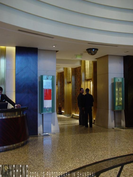 View of hotel refurbishment,