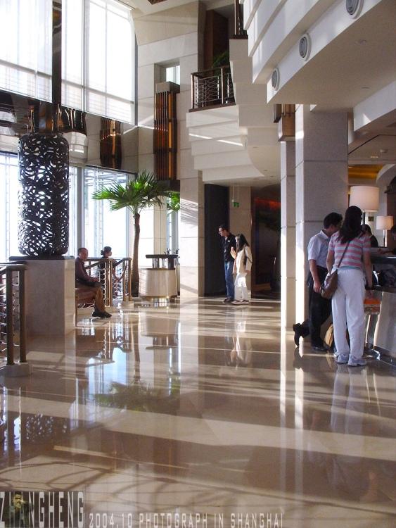 View of hotel refurbishment,