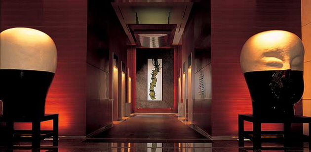 View of hotel refurbishment,