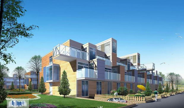 2008 the effect of the latest building plans, renderings villas, villa landscape effects, the effect of landscape architecture,
