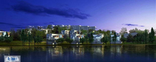 2008 the effect of the latest building plans, renderings villas, villa landscape effects, the effect of landscape architecture,