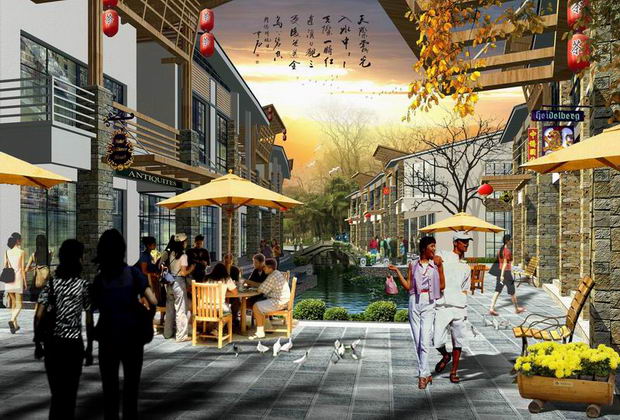 2008 the effect of the latest building plans, renderings villas, villa landscape effects, the effect of landscape architecture,