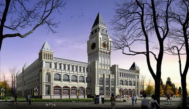 2008 the effect of the latest building plans, renderings villas, villa landscape effects, the effect of landscape architecture,
