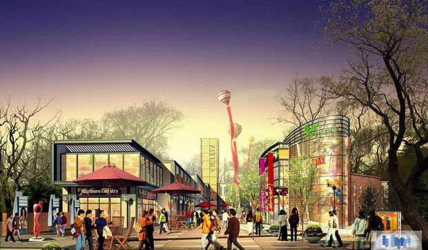 2008 the effect of the latest building plans, renderings villas, villa landscape effects, the effect of landscape architecture,