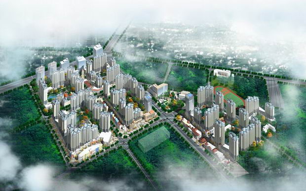 2008 the effect of the latest building plans, renderings villas, villa landscape effects, the effect of landscape architecture,