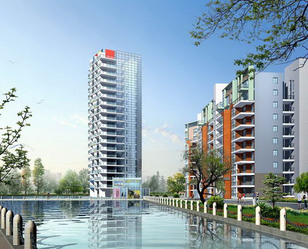 2008 the effect of the latest building plans, renderings villas, villa landscape effects, the effect of landscape architecture,