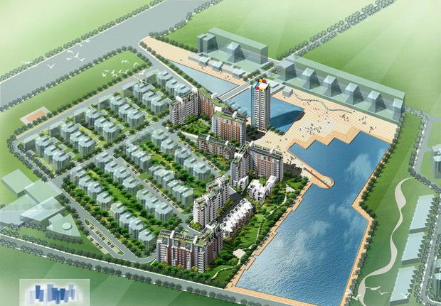 2008 the effect of the latest building plans, renderings villas, villa landscape effects, the effect of landscape architecture,