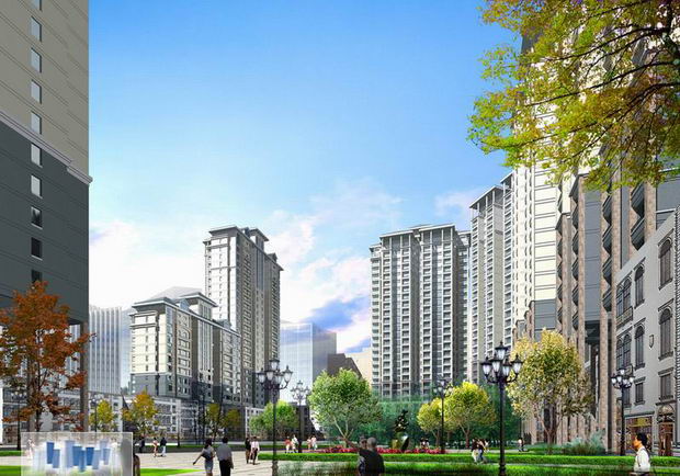 2008 the effect of the latest building plans, renderings villas, villa landscape effects, the effect of landscape architecture,
