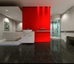 Bathroom Spaces / / Gold Effect Picture
